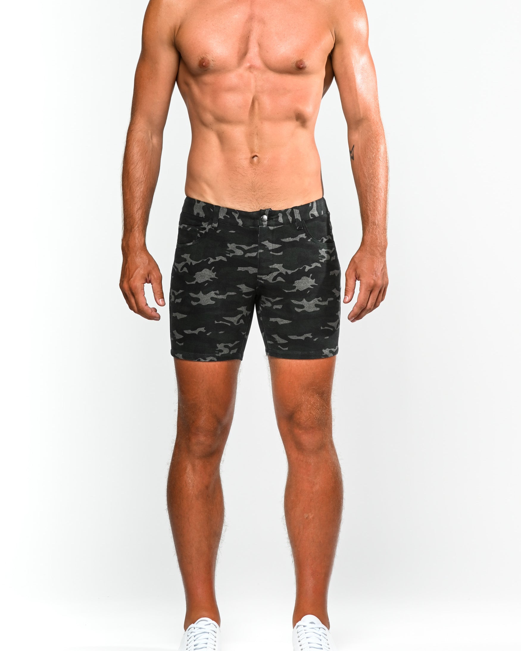 GREEN CAMO NEO LIMITED EDITION 5" INSEAM KNIT STRETCH SHORT ST-1932-LE