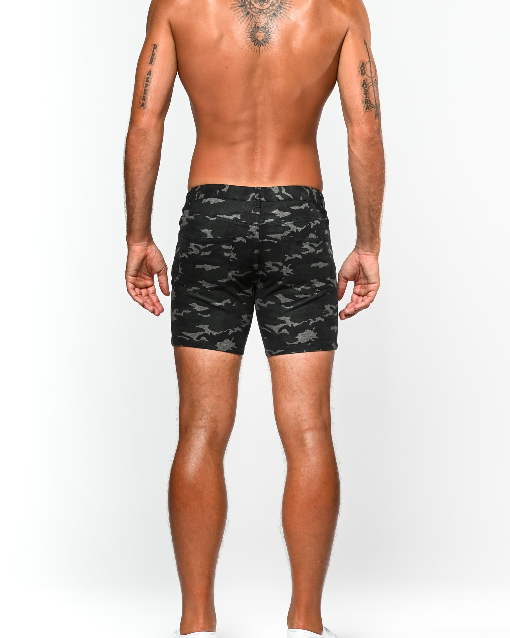 GREEN CAMO NEO LIMITED EDITION 5" INSEAM KNIT STRETCH SHORT ST-1932-LE