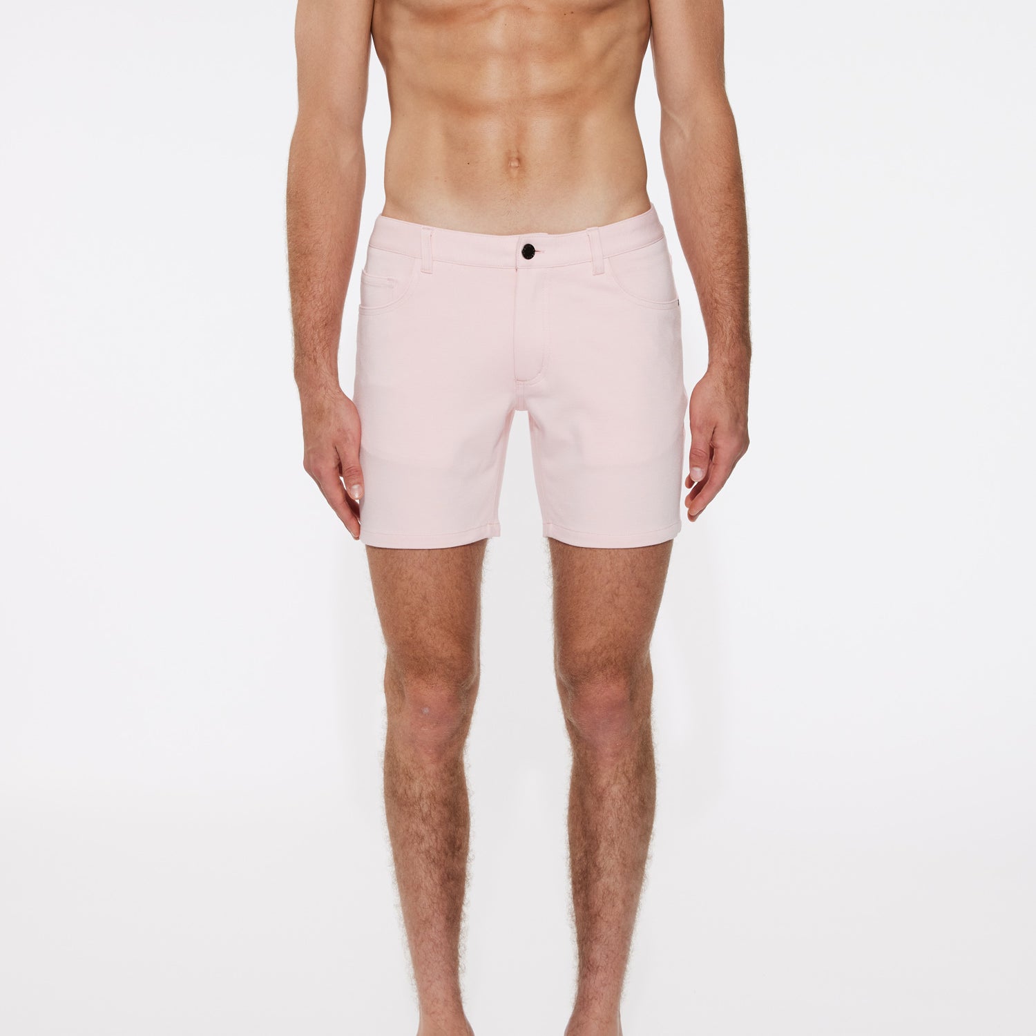PINK PETAL 5" INSEAM STRETCH KNIT JEANS SHORTS ST-1932