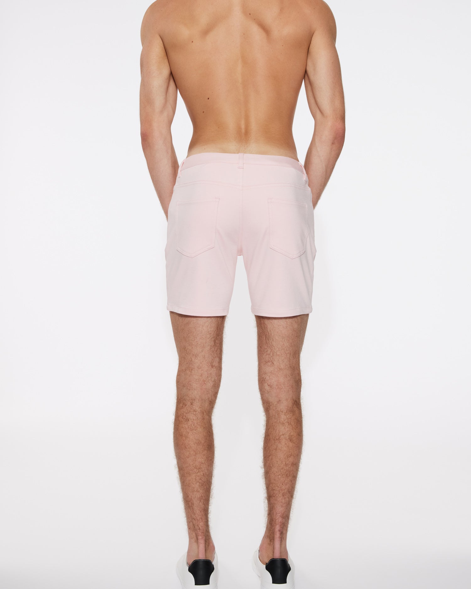 PINK PETAL 5" INSEAM STRETCH KNIT JEANS SHORTS ST-1932