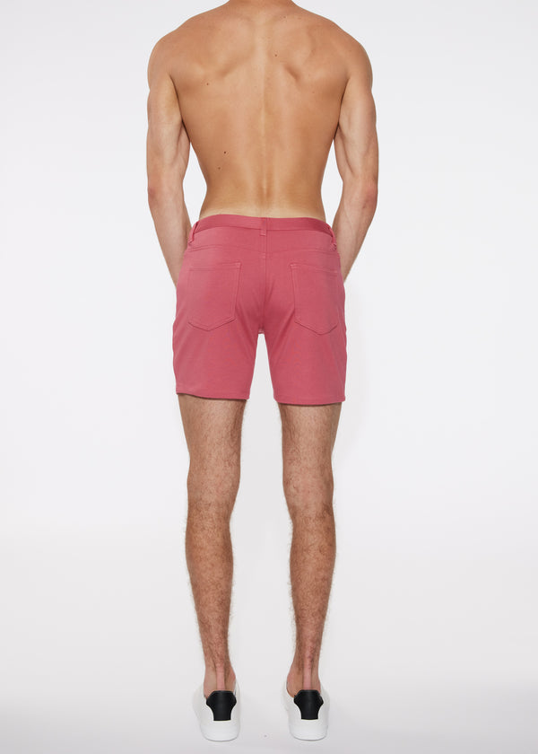 TERRACOTTA 5" INSEAM STRETCH KNIT JEANS SHORTS ST-1932 Final Sale