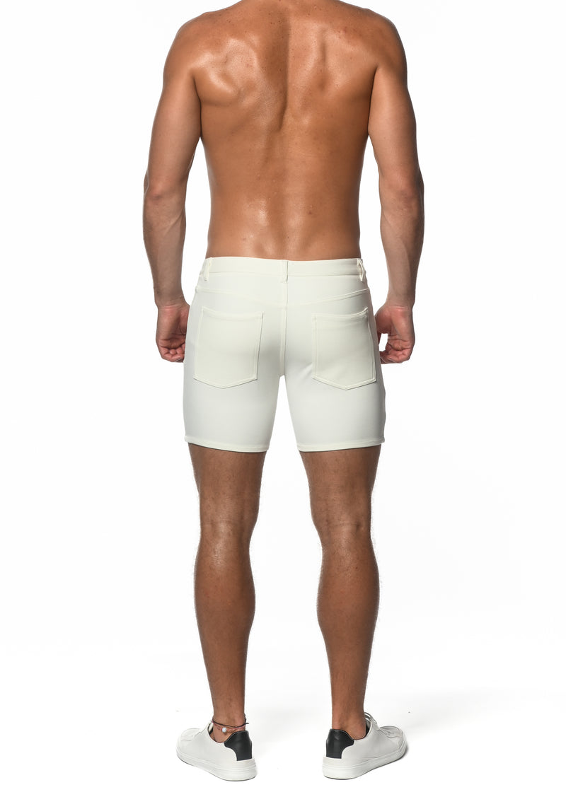 OFF WHITE LIMITED EDITION 5" KNIT SHORTS