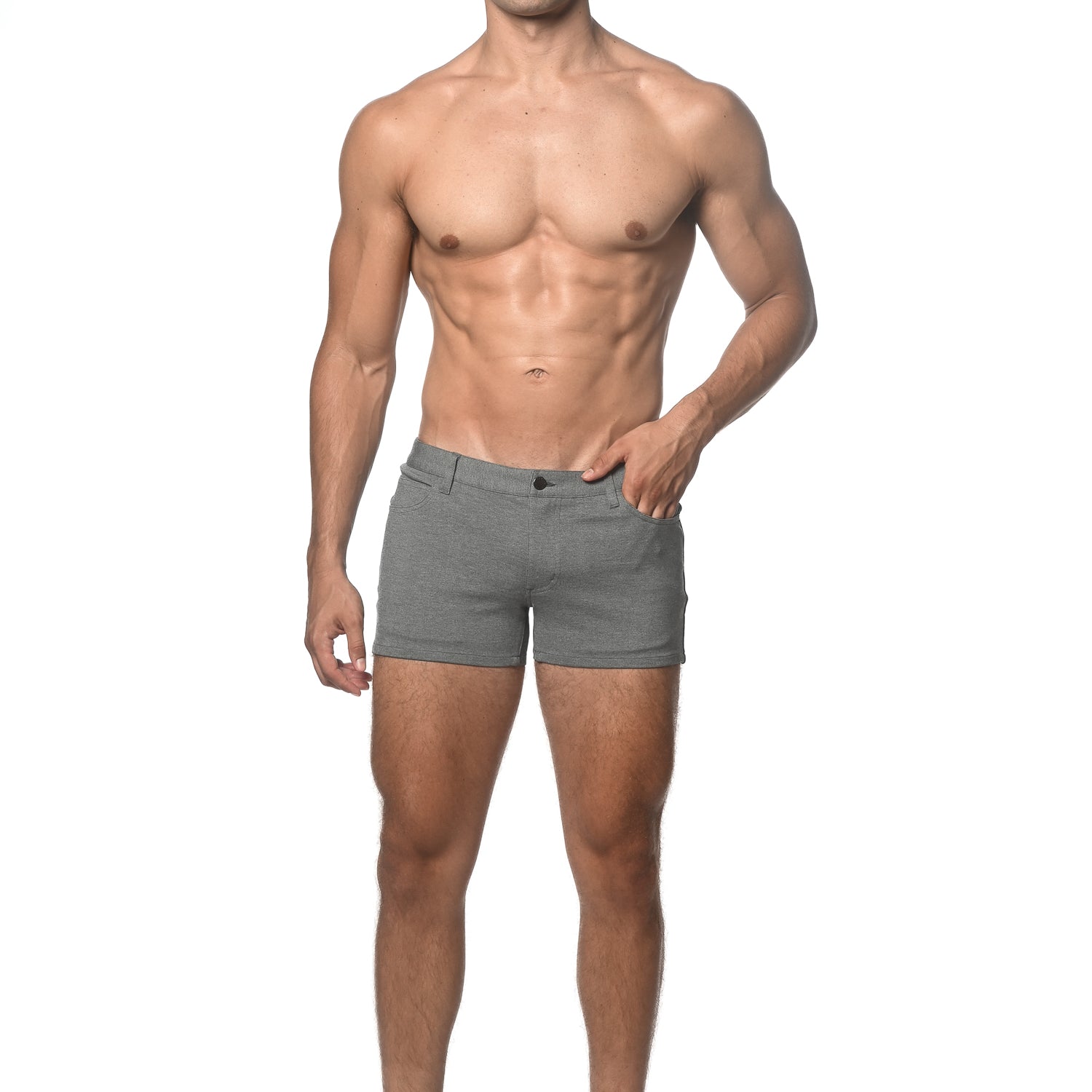LUNAR 3" INSEAM STRETCH KNIT JEANS SHORT ST-1975