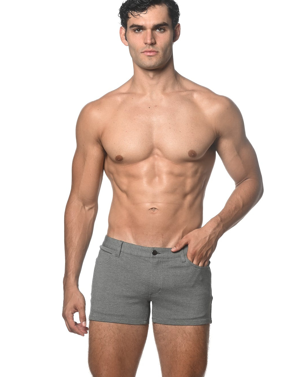 LUNAR 3" INSEAM STRETCH KNIT JEANS SHORT ST-1975