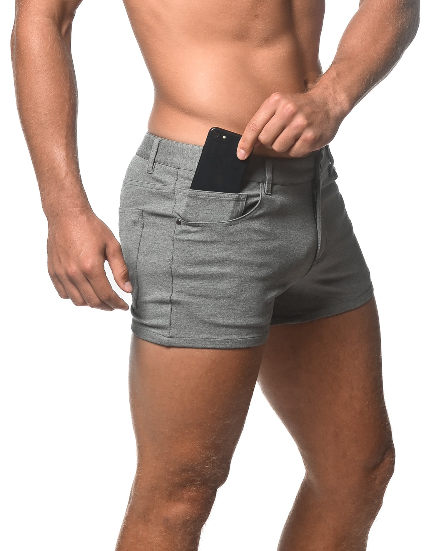 LUNAR 3" INSEAM STRETCH KNIT JEANS SHORT ST-1975