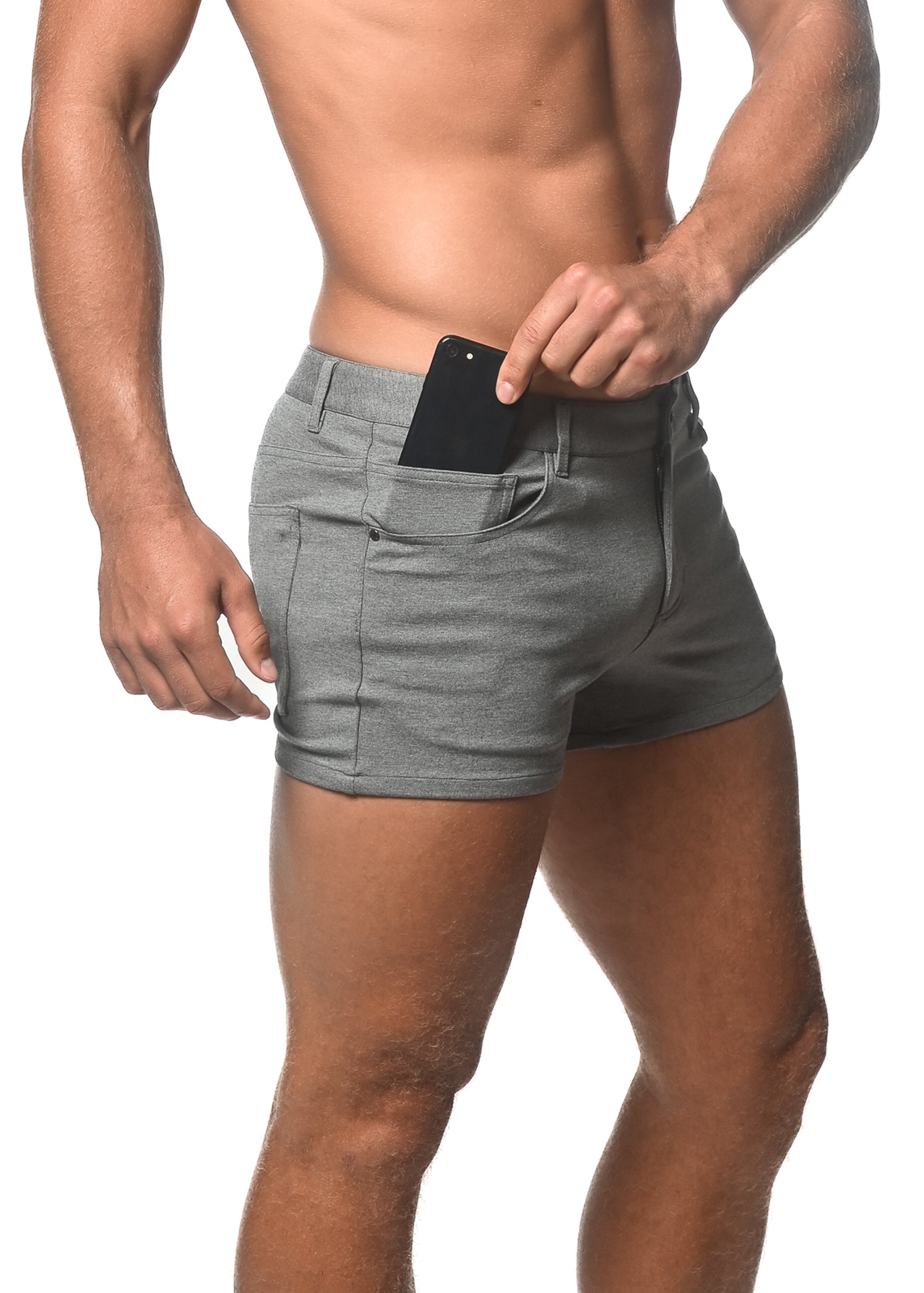 LUNAR 3" INSEAM STRETCH KNIT JEANS SHORT ST-1975