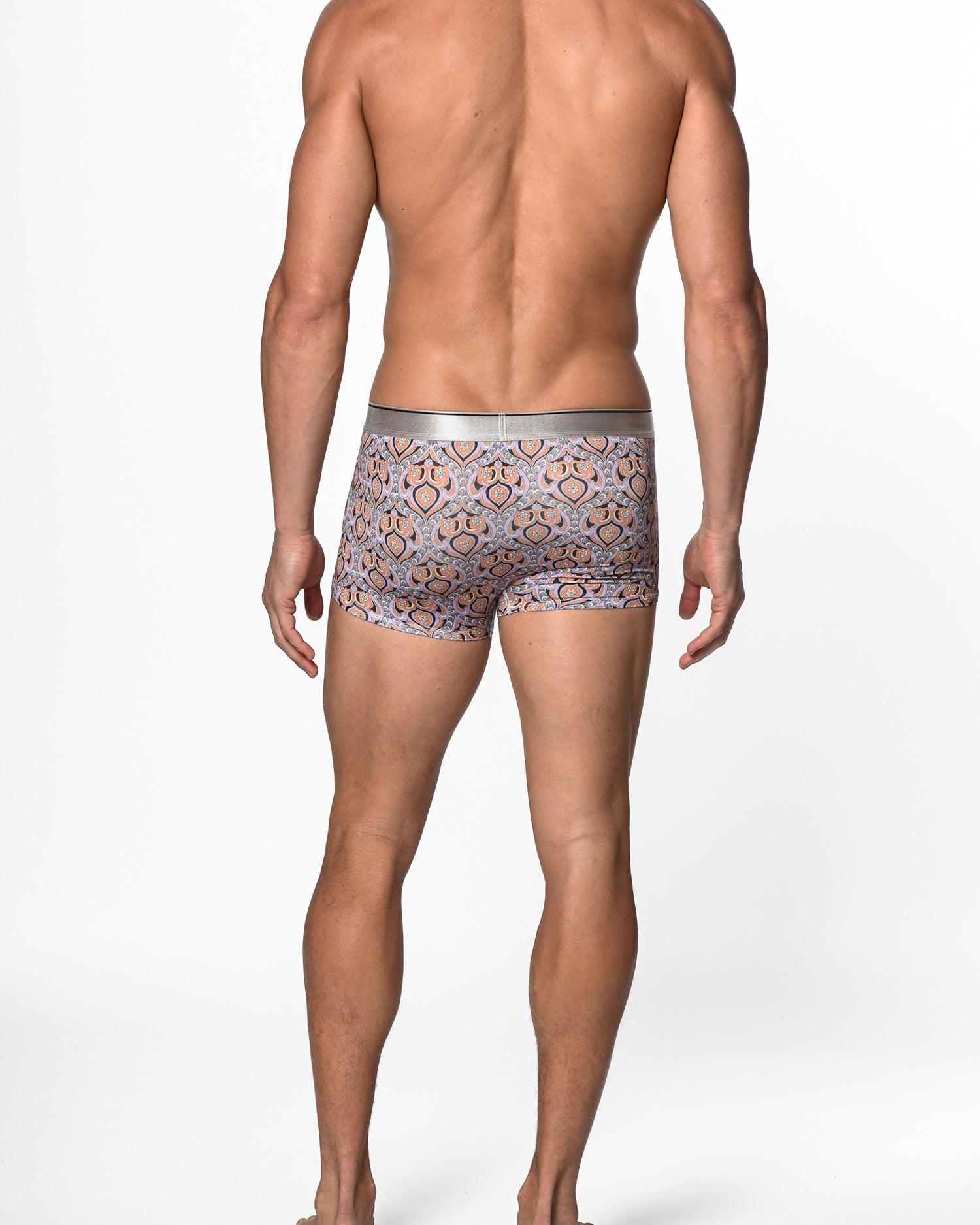 NAVY/AMBER BAROQUE RECYCLED POLYESTER/ELASTANE TRUNK ST-20500