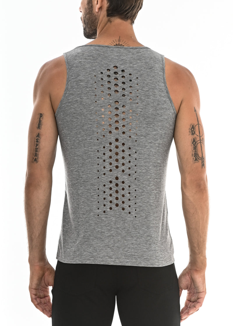 CHEVRON LASER CUT TANK TOP SR-254
