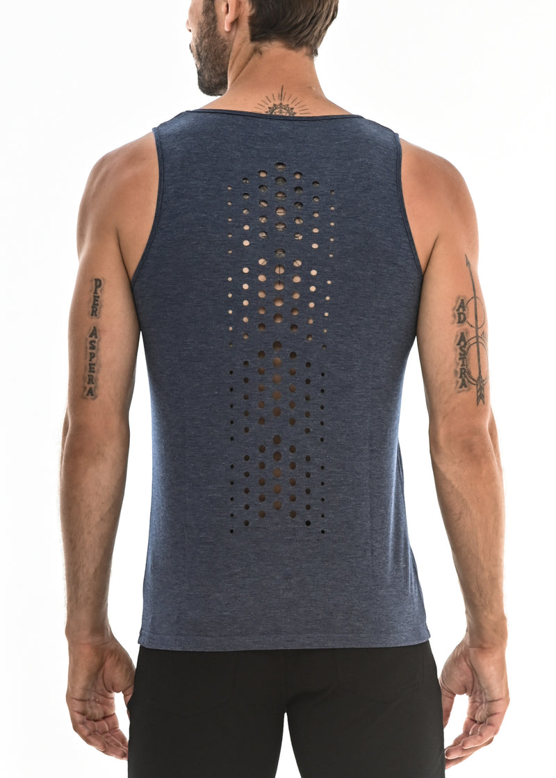 CHEVRON LASER CUT TANK TOP SR-254