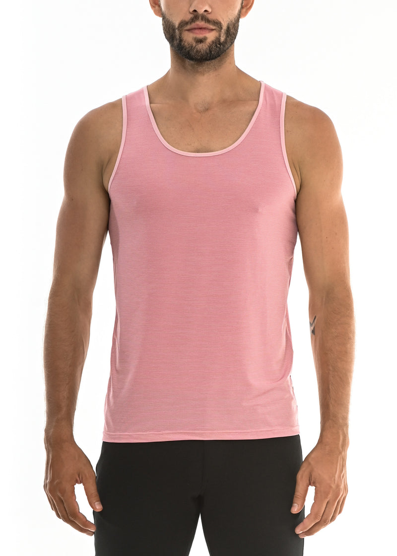 RED MICRO MESH PERFORMANCE TANK TOP ST-257