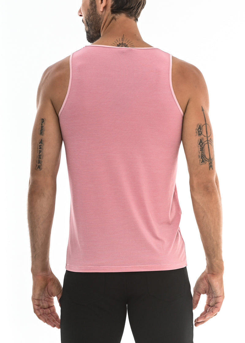 RED MICRO MESH PERFORMANCE TANK TOP ST-257