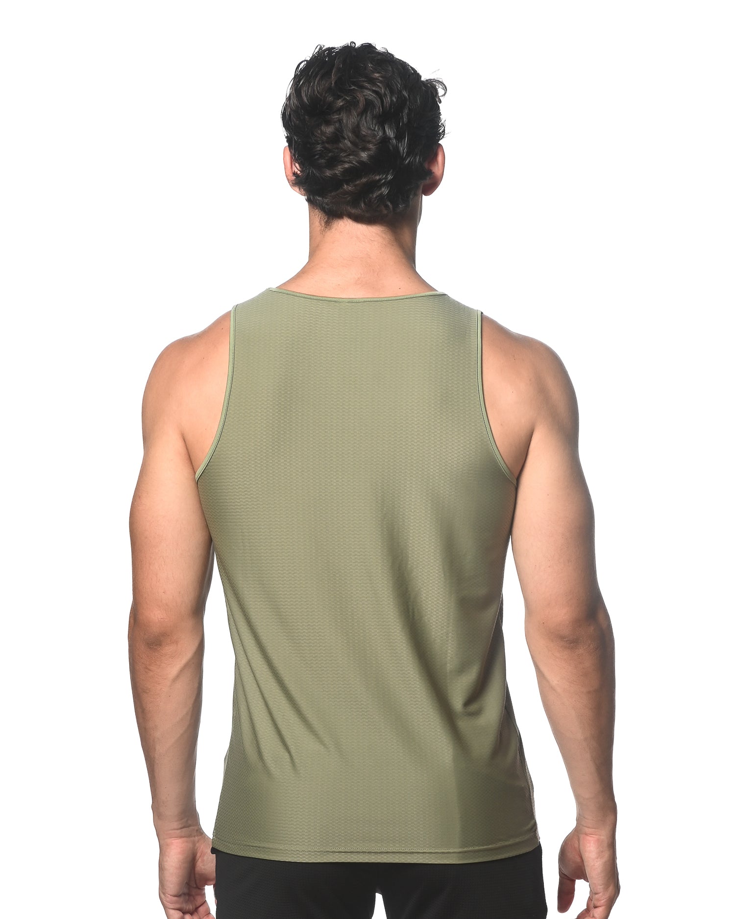 PALM TEXTURED MESH PERFORMANCE TANK TOP ST-282