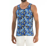 BLUE/YELLOW BANANAS JERSEY KNIT TANK TOP ST-457