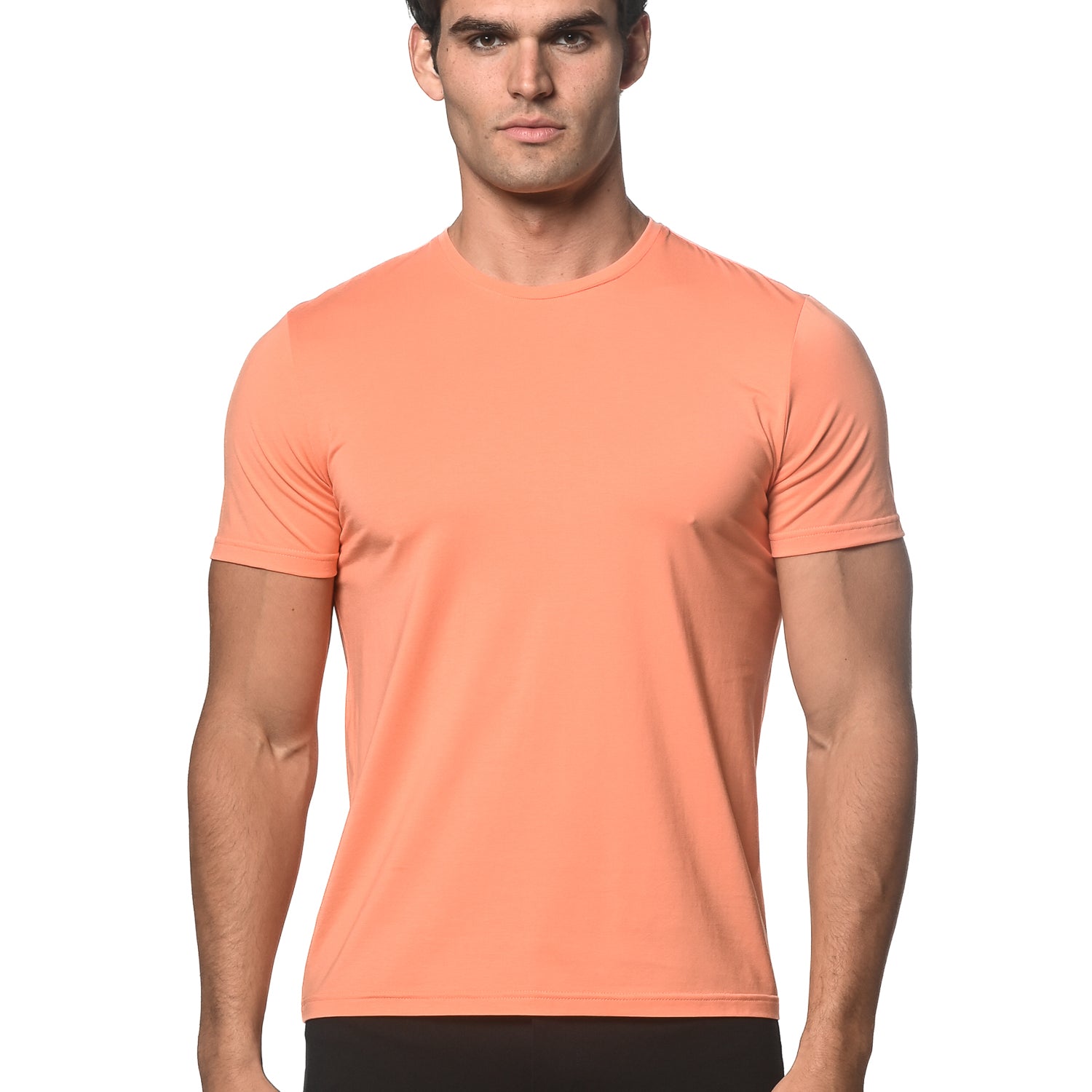 PEACHY CREW NECK SHORT SLEEVE JERSEY T-SHIRT ST-74
