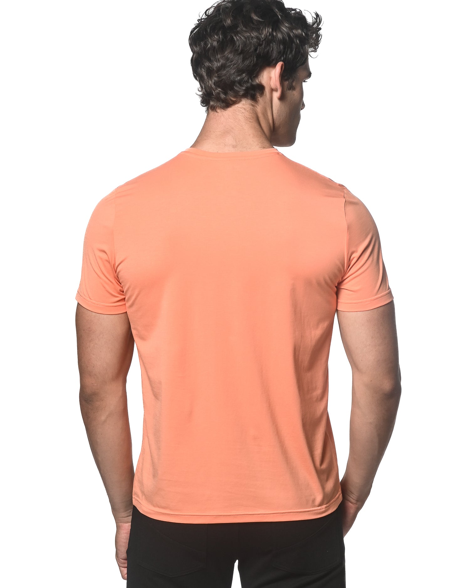PEACHY CREW NECK SHORT SLEEVE JERSEY T-SHIRT ST-74