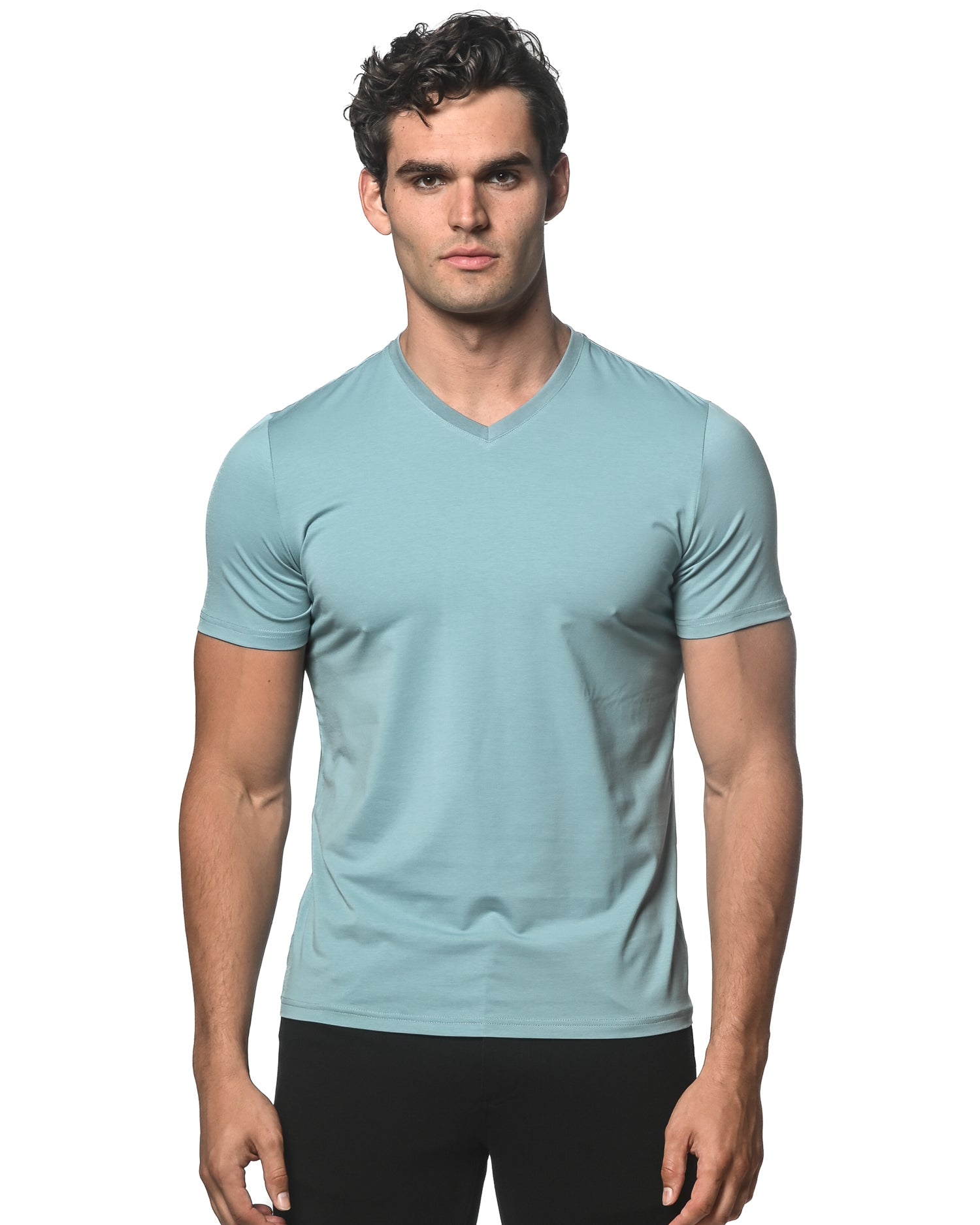 VAPOR V-NECK SHORT SLEEVE JERSEY T-SHIRT ST-75