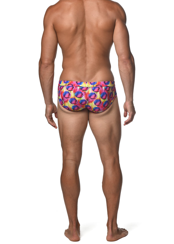 FUCHSIA/ROYAL HEX FREESTYLE SWIM BRIEF  ST-8000-88