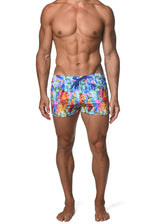 ROYAL/RAINBOW TROPICS COAST SWIM SHORT  ST-8007-52