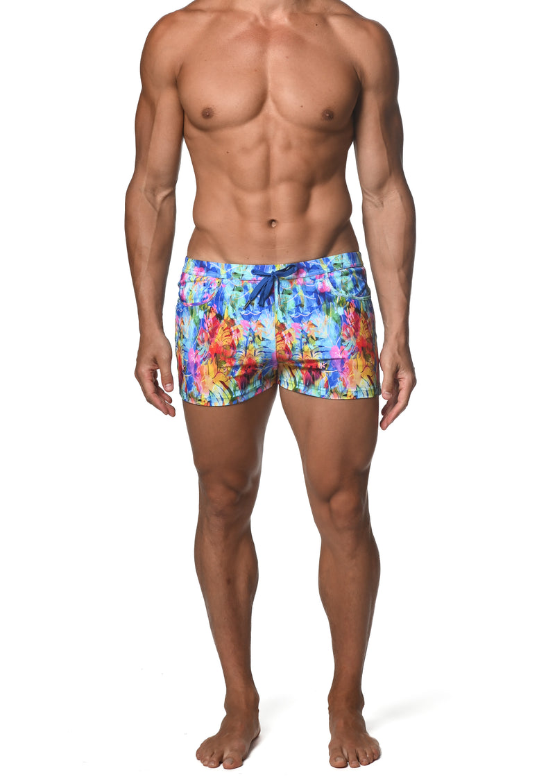 ROYAL/RAINBOW TROPICS COAST SWIM SHORT  ST-8007-52