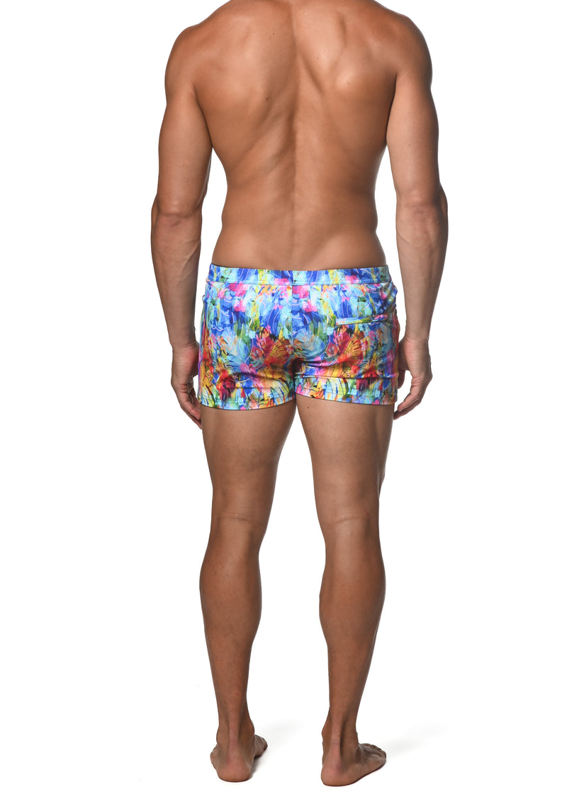 ROYAL/RAINBOW TROPICS COAST SWIM SHORT  ST-8007-52