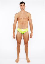 GREEN GRADIENT PRINTED SWIM BRIEF ST-8021-06