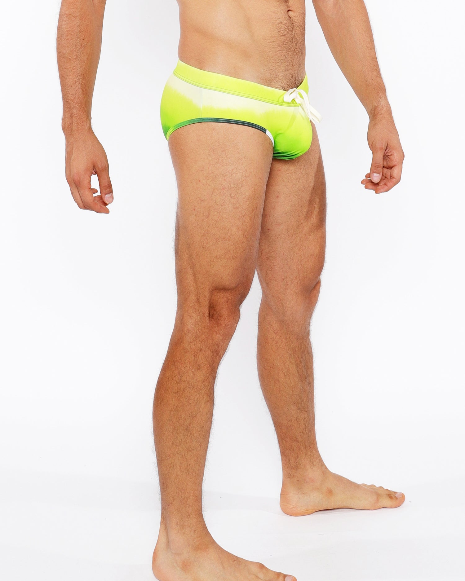 GREEN GRADIENT PRINTED SWIM BRIEF ST-8021-06