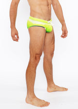 GREEN GRADIENT PRINTED SWIM BRIEF ST-8021-06
