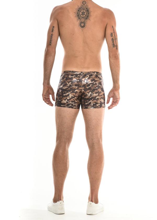 COPPER/GOLD METALLIC CAMO 3" SHORTS ST-9006 Final Sale