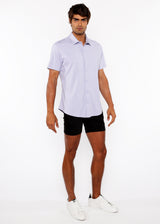 TARO PUFF SOLID STRETCH JERSEY KNIT SHORT SLEEVE SHIRT ST-963-03