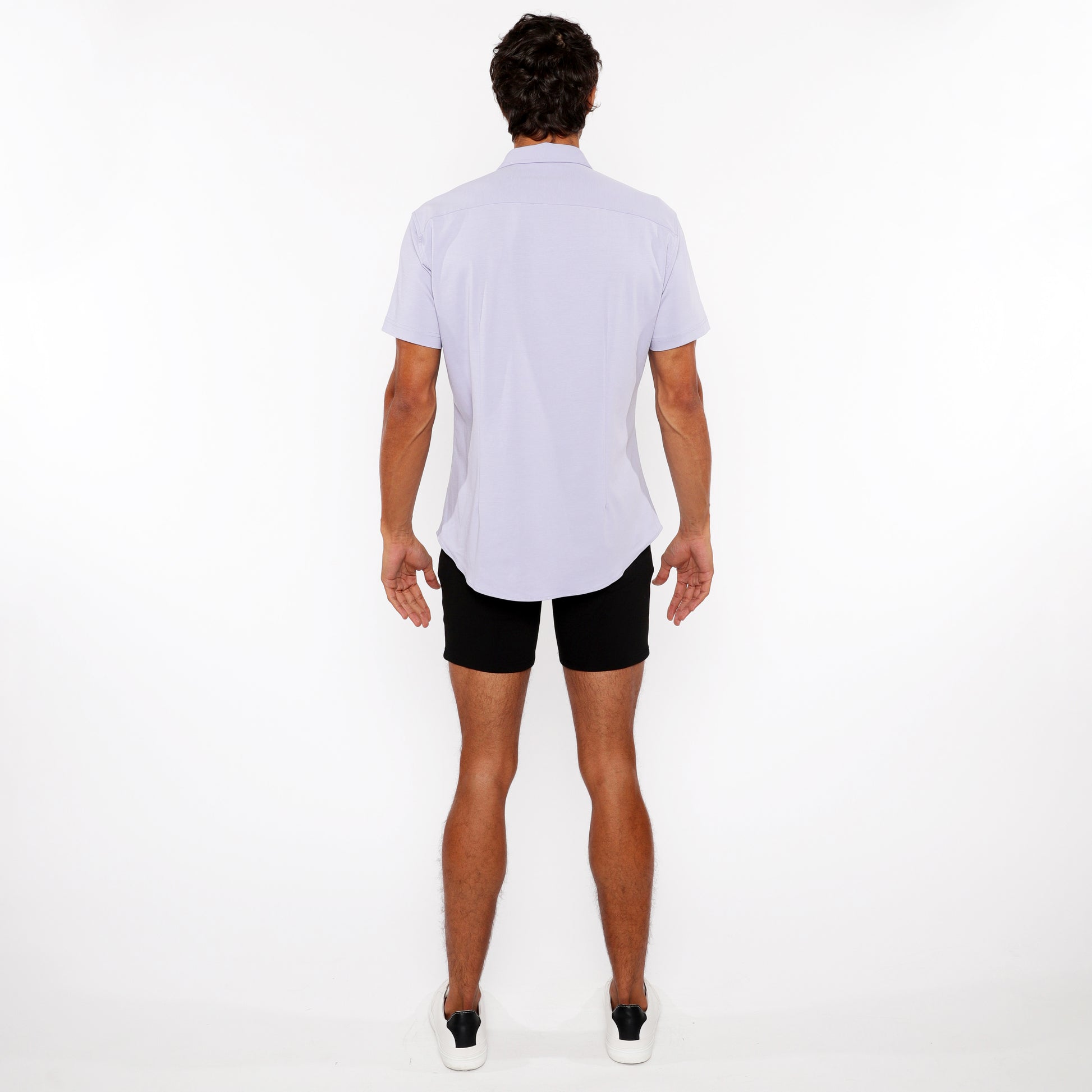 TARO PUFF SOLID STRETCH JERSEY KNIT SHORT SLEEVE SHIRT ST-963-03