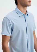 MYSTIC SOLID STRETCH JERSEY KNIT SHORT SLEEVE SHIRT ST-963-05