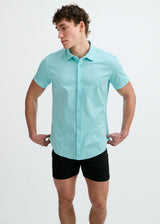 MIRAGE SOLID STRETCH JERSEY KNIT SHORT SLEEVE SHIR ST-963-06