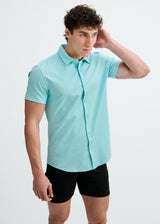 MIRAGE SOLID STRETCH JERSEY KNIT SHORT SLEEVE SHIR ST-963-06