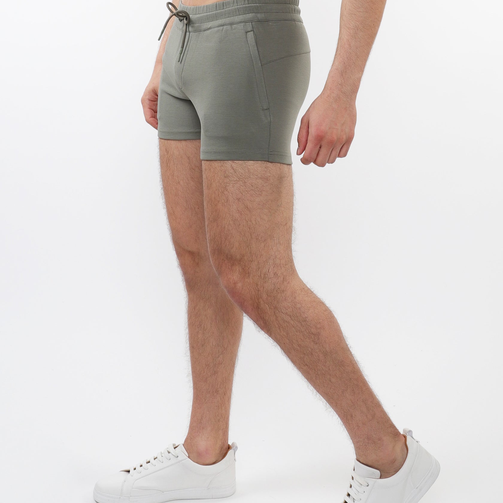 LEAF 3.5" INSEAM STRETCH KNIT GYM SHORTS ST-10511