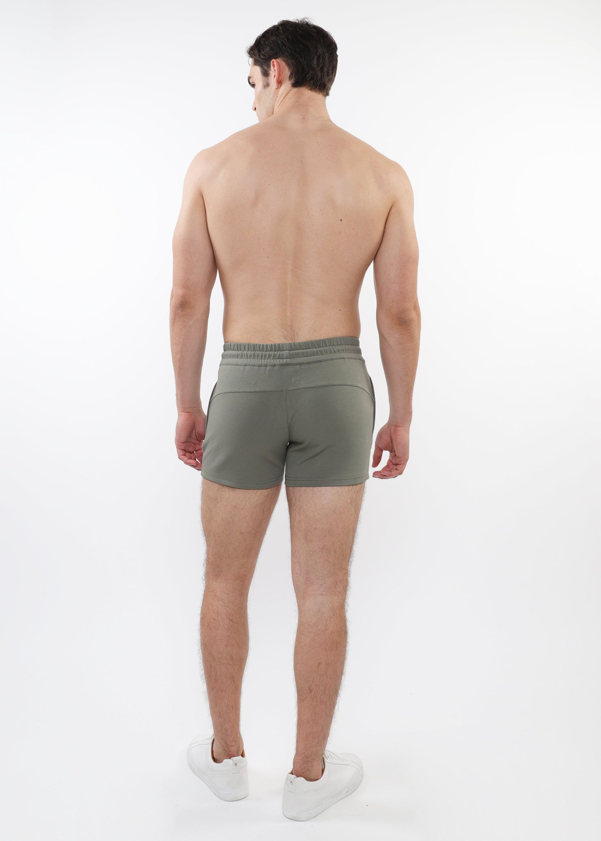 LEAF 3.5" INSEAM STRETCH KNIT GYM SHORTS ST-10511