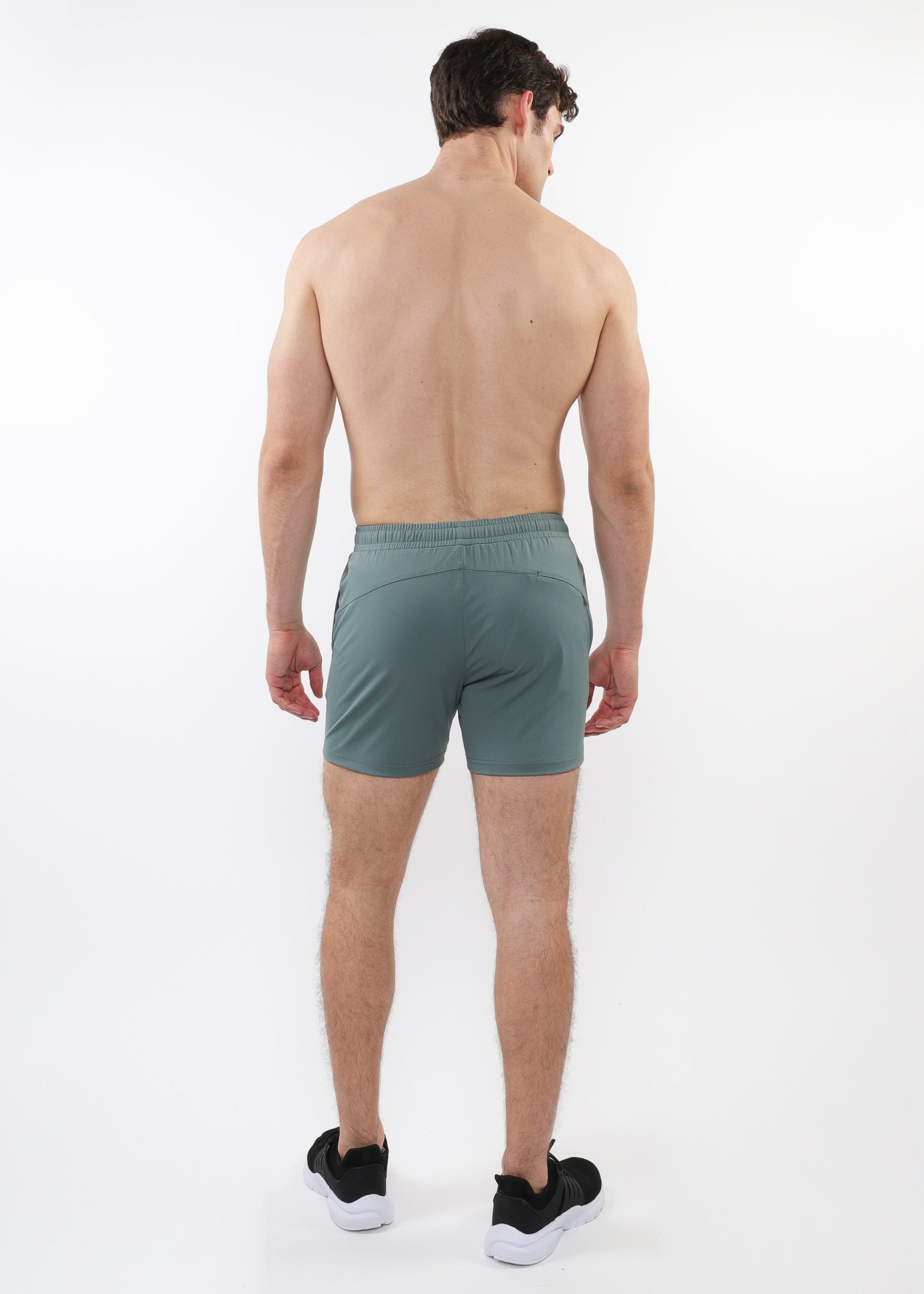 FERN TEXTURED MESH STRETCH PERFORMANCE SHORTS ST-1466-93