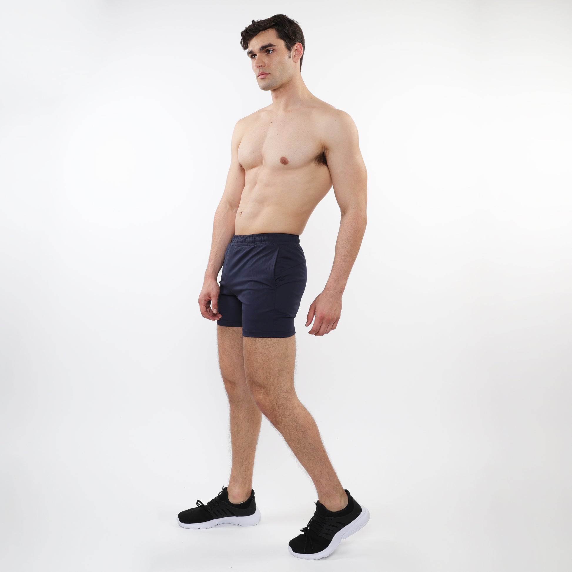 MARINE TEXTURED MESH STRETCH PERFORMANCE SHORTS ST-1466-93