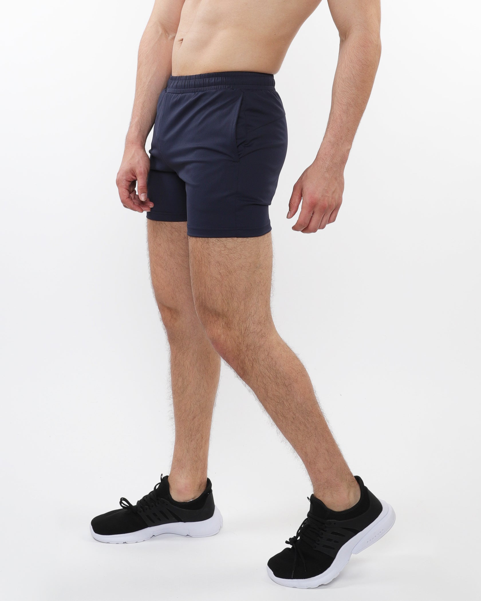 MARINE TEXTURED MESH STRETCH PERFORMANCE SHORTS ST-1466-93