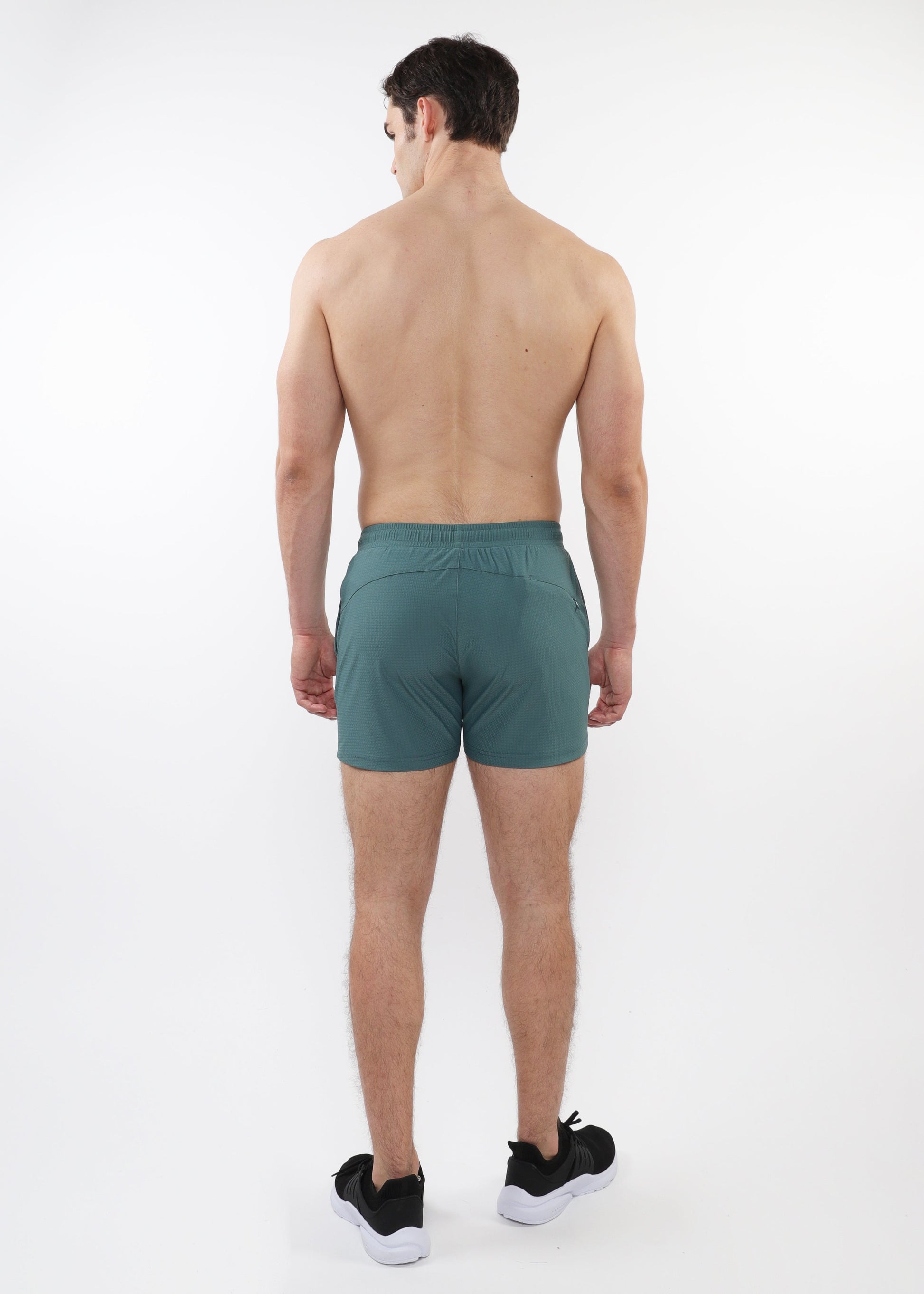 FERN TEXTURED MESH STRETCH PERFORMANCE SHORTS ST-1466-94