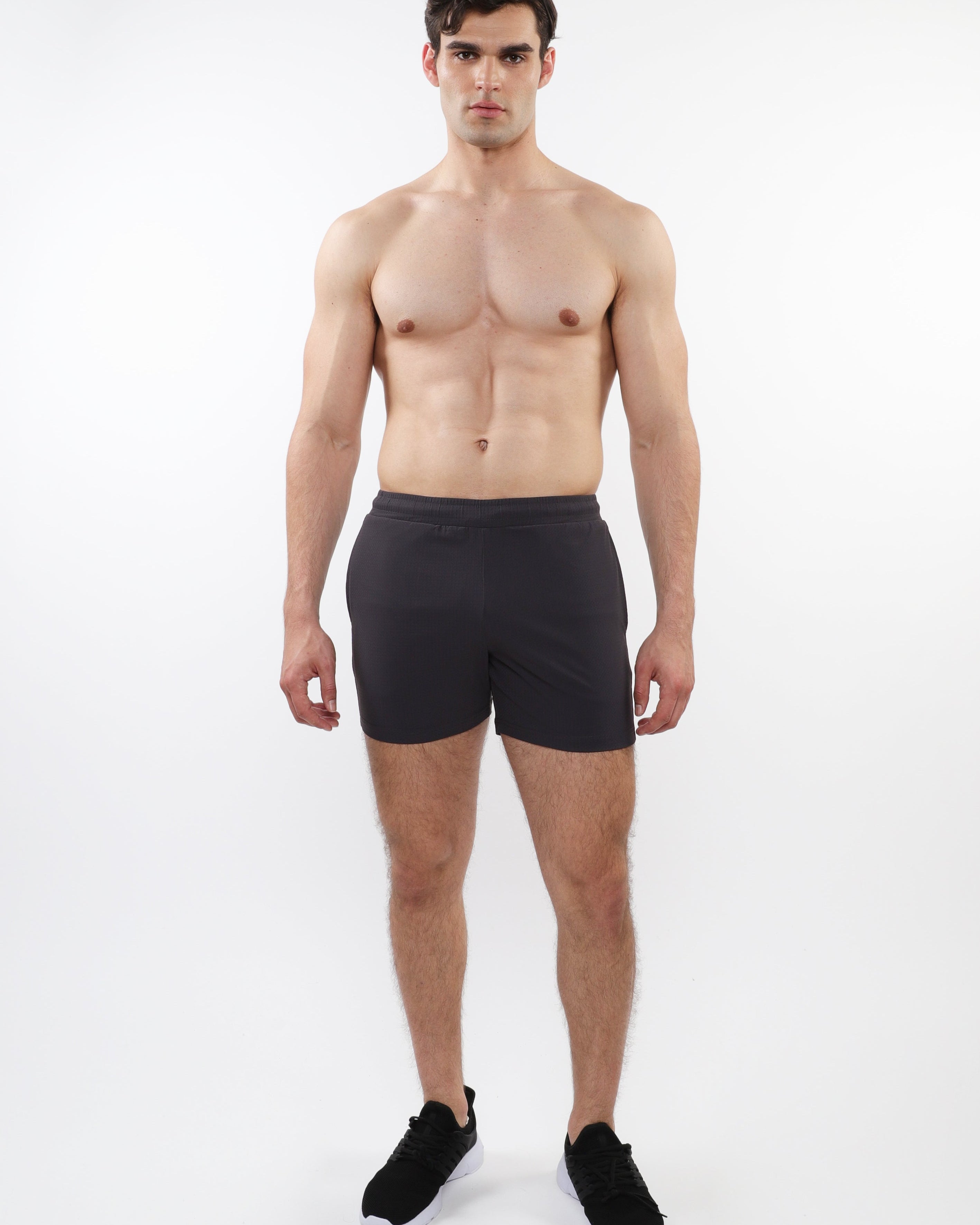 GRANITE TEXTURED MESH STRETCH PERFORMANCE SHORTS ST-1466-94