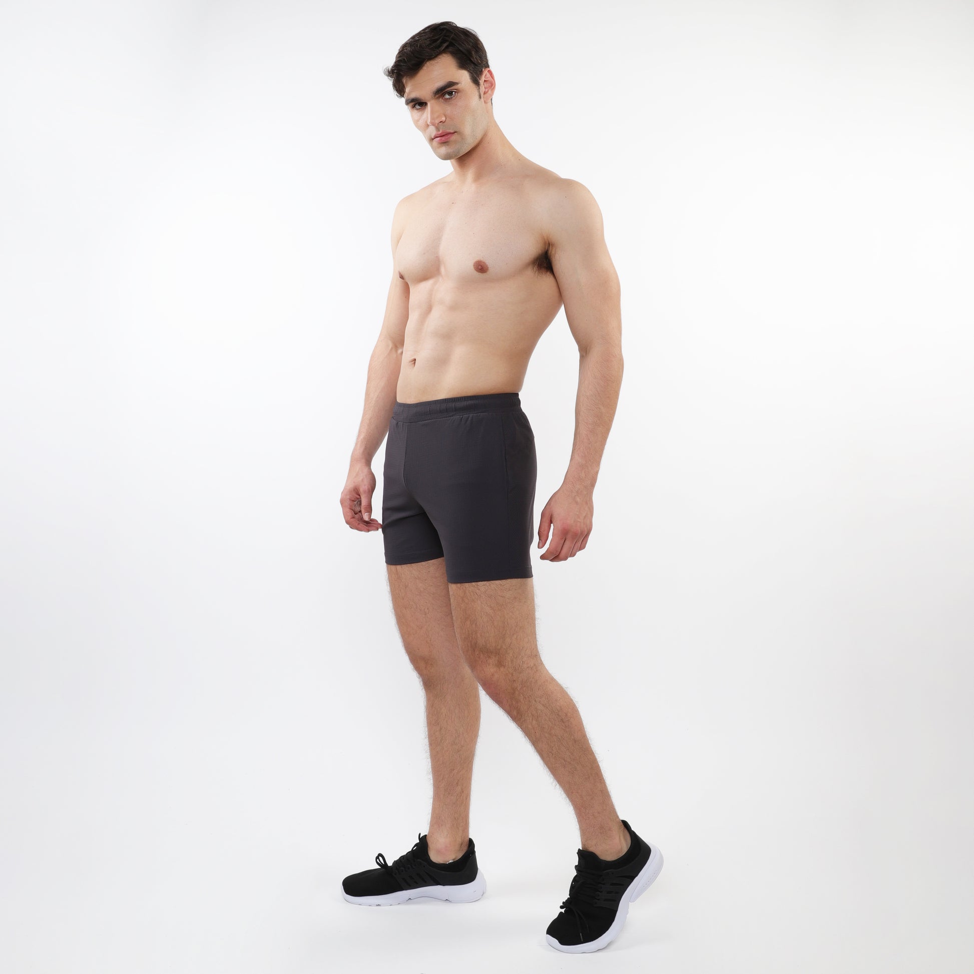 GRANITE TEXTURED MESH STRETCH PERFORMANCE SHORTS ST-1466-94