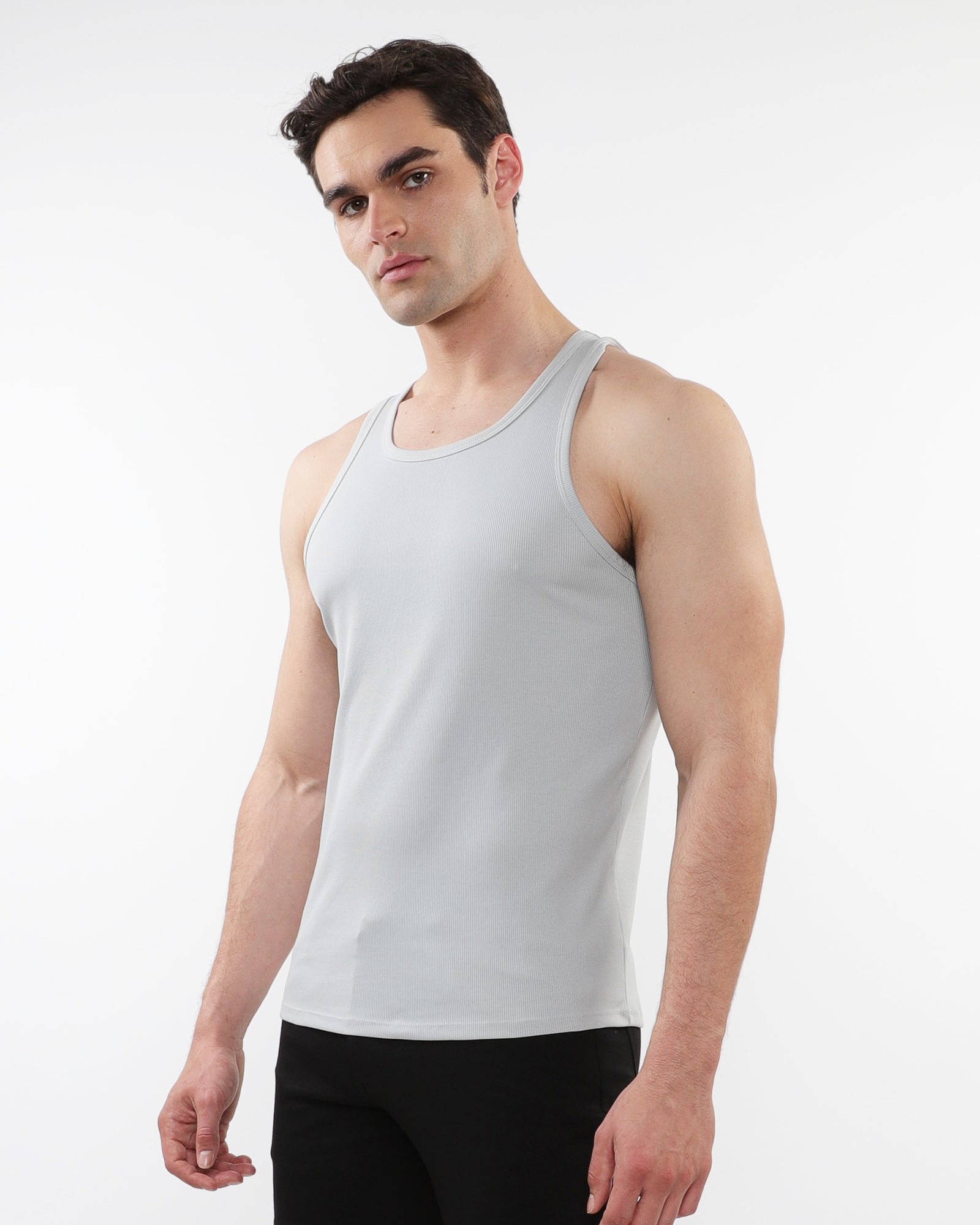 Iceberg Rib Stretch Tencel Cotton Tank