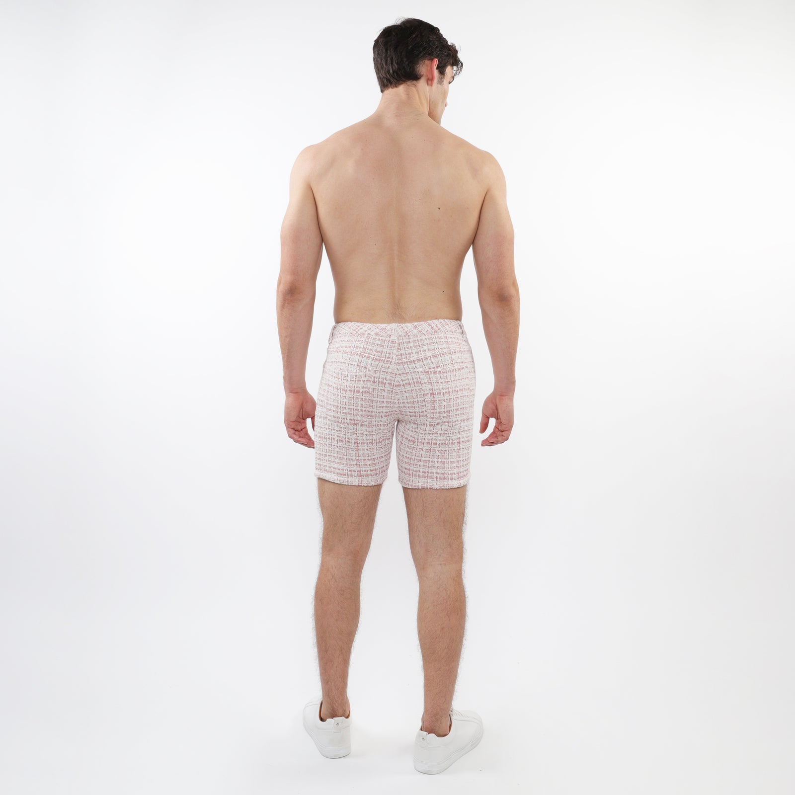 【新品】candy check tweed short pants white candy check tweed short pants – shéller / シェリエ
