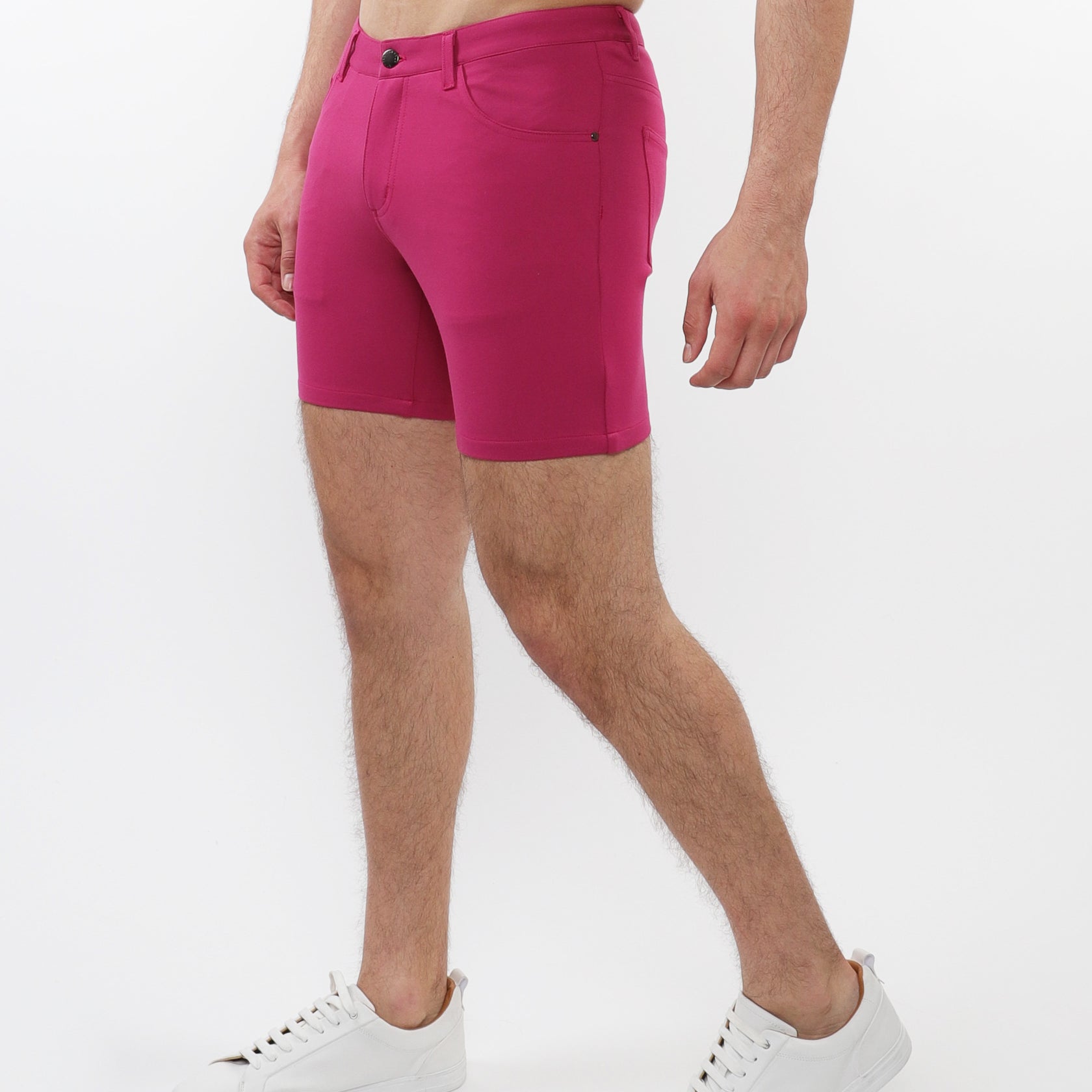 BERRY 5" INSEAM SOLID STRETCH KNIT JEANS SHORTS ST-1932