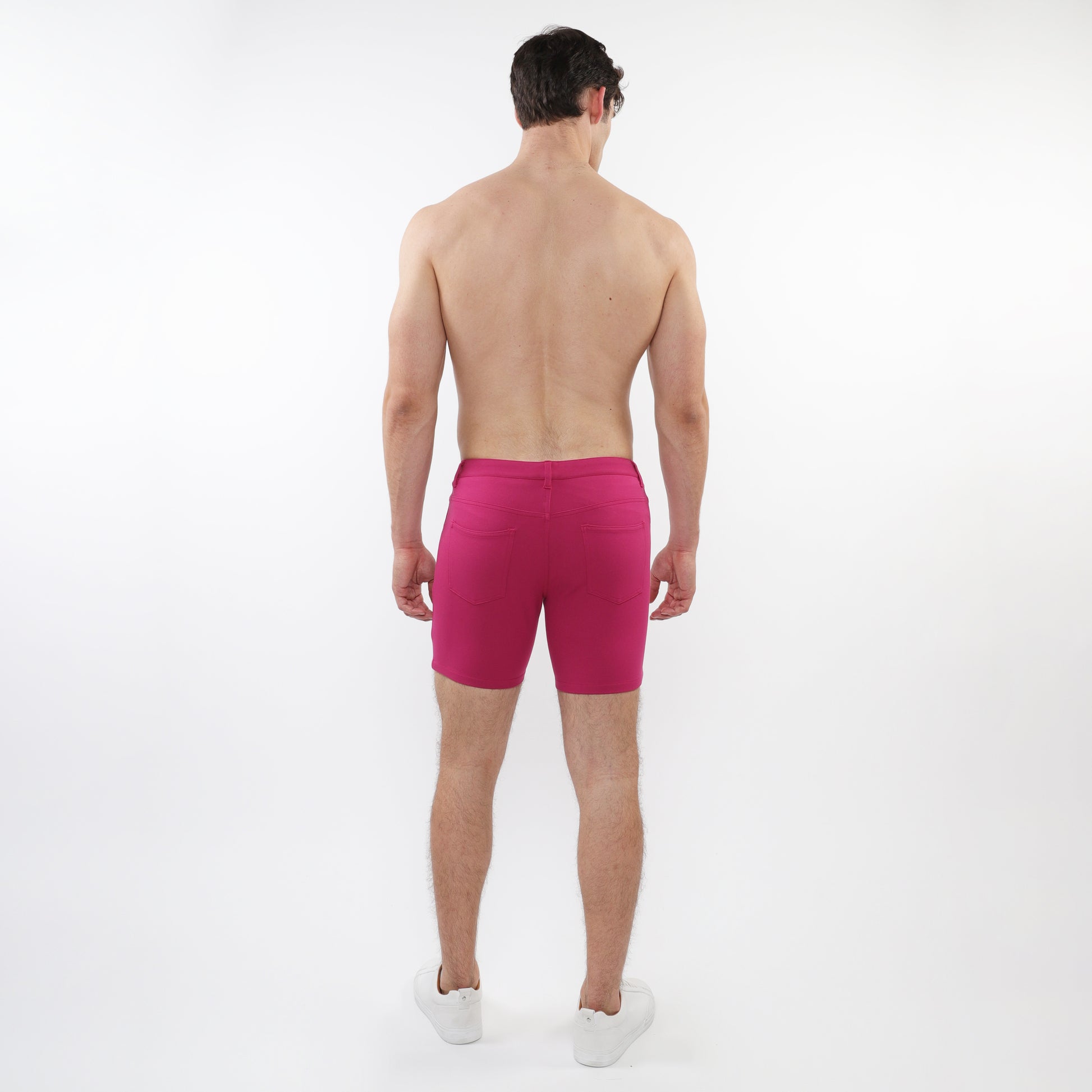 BERRY 5" INSEAM SOLID STRETCH KNIT JEANS SHORTS ST-1932