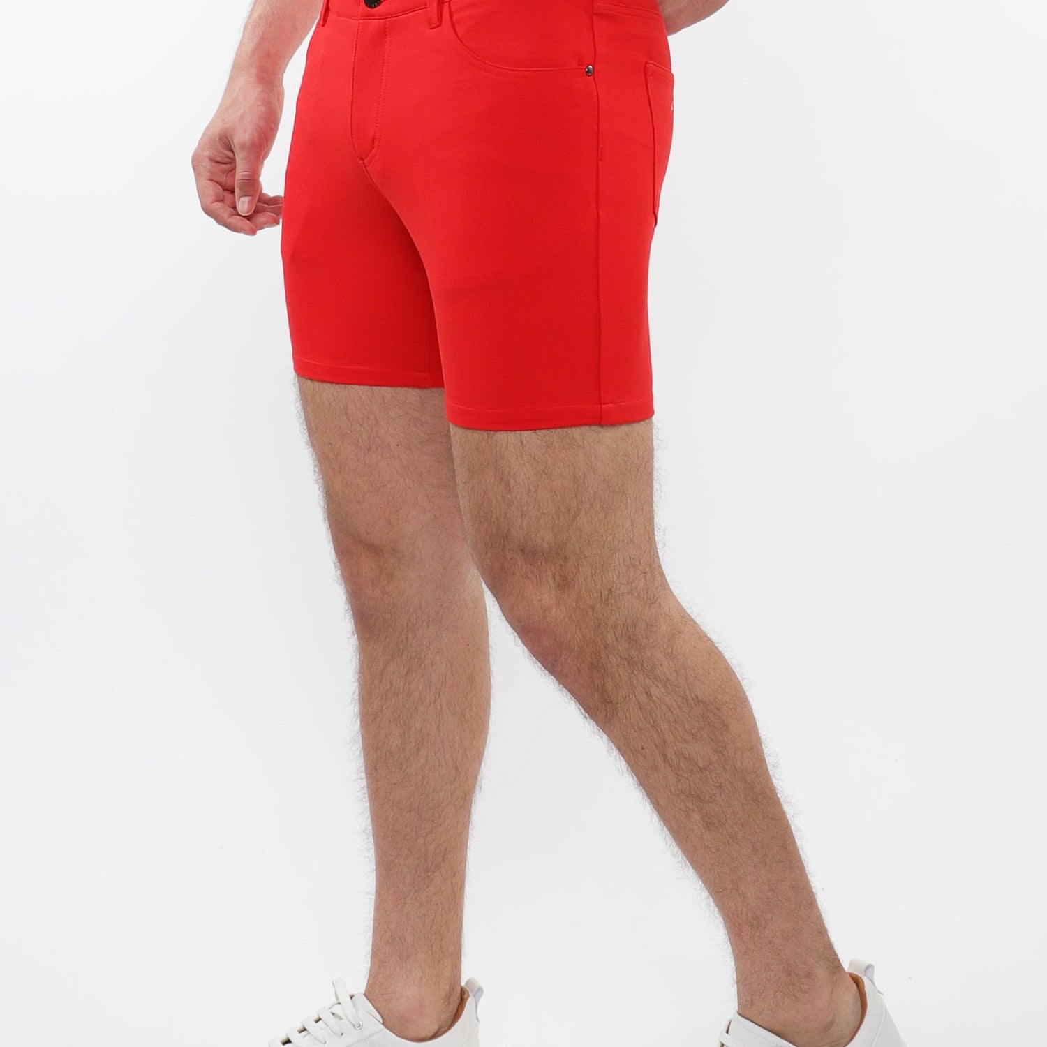 PERSIMMON 5" INSEAM SOLID STRETCH KNIT JEANS SHORTS ST-1932