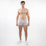 LILAC/PINK TWEED 3" INSEAM JACQUARD STRETCH KNIT JEANS SHORTS LIMITED EDITION ST-1975-LX