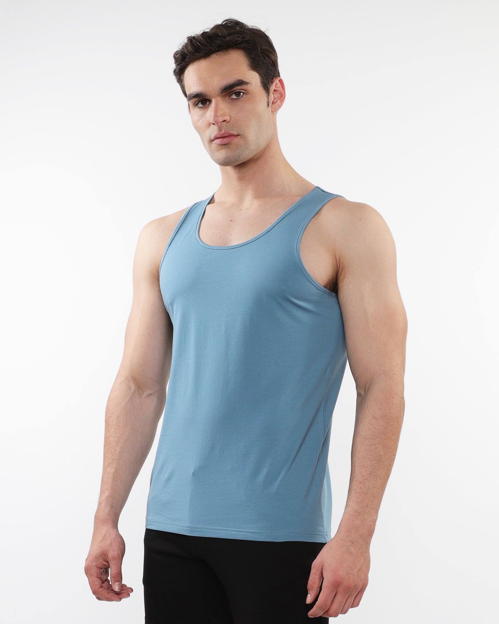 【TOGA PULLA】Tape jersey tank top Victory Crop Loose Tank With Crossover Neck – Zumba Wear | STRONG iD