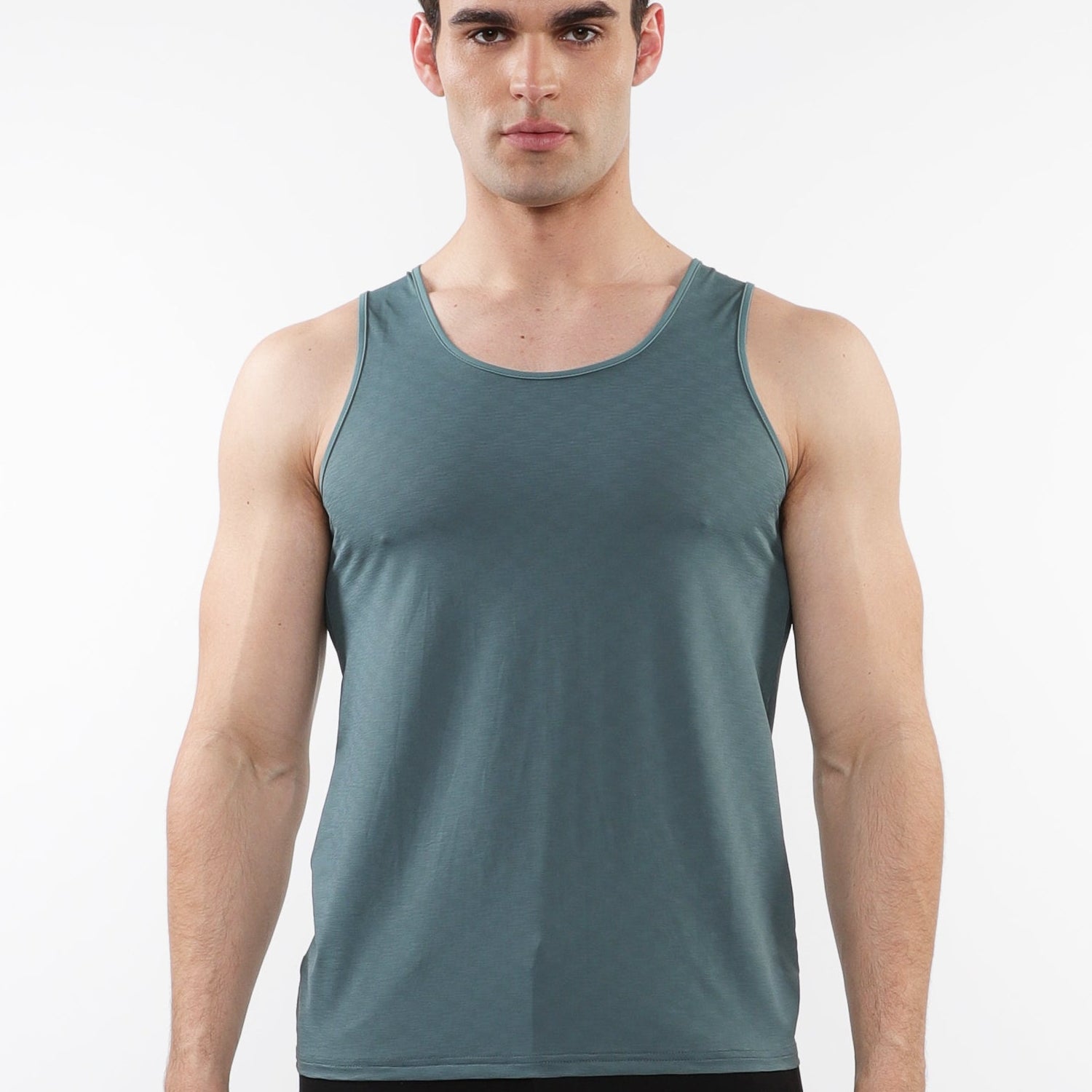 FERN TEXTURED STRETCH MESH PERFORMANCE TANK ST-286