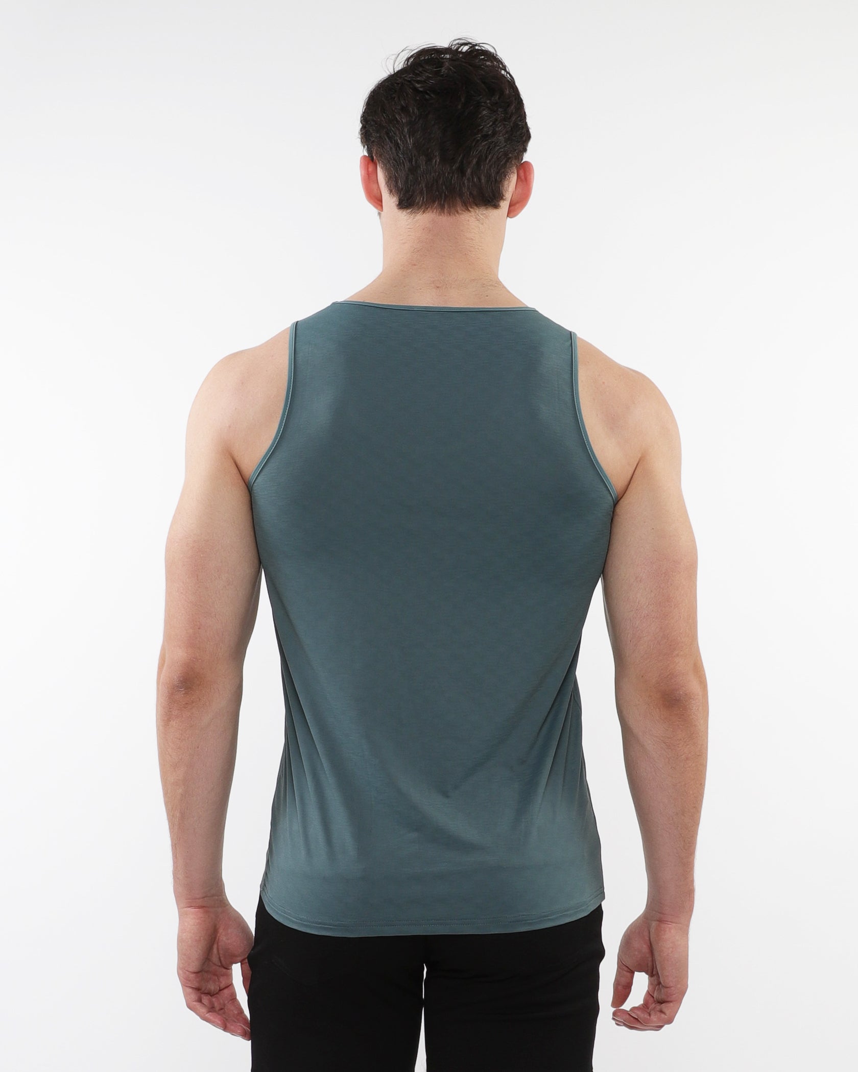 FERN TEXTURED STRETCH MESH PERFORMANCE TANK ST-286